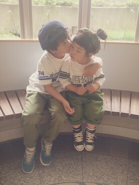 RYURYUさん（キッズ・90cm）の春コーディネート