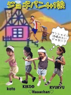 RYURYUさん(キッズ・90cm)の夏コーディネート
