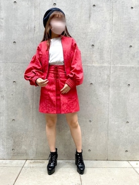 「31 Sons de mode（トランテアン　ソン　ドゥ　モード）のアイテム（ハンチング/ベレー帽）」を使った、❁𝓡𝓲𝓷𝓪❁さん（レディース・154cm）の春コーディネート