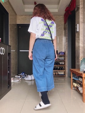 「Li-Ning（リーニン）のアイテム」を使った、花小賴🌹さん（レディース・156cm）の夏コーディネート