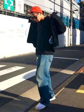 「ANDSUNS（アンドサンズ）のアイテム」を使った、MAAAさん（メンズ・175cm）の秋コーディネート