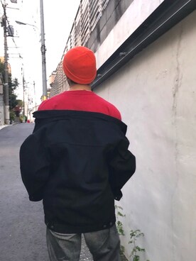 「ANDSUNS（アンドサンズ）のアイテム」を使った、MAAAさん（メンズ・175cm）の冬コーディネート