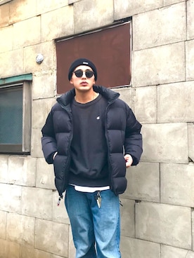 「Schott N.Y.C（ショット）のアイテム（ジャケット/アウター）」を使った、MAAAさん（メンズ・175cm）の冬コーディネート