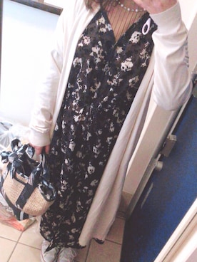 「春ワンピ」｜「アイテム（その他）」を使った、cH!aK!☻さん（レディース・156cm）の春コーディネート