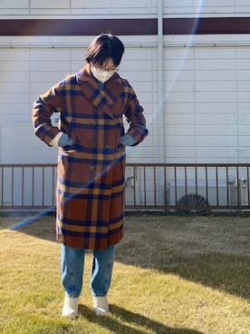 「おやすみコーデ」｜manaさん（レディース・155cm）の冬コーディネート