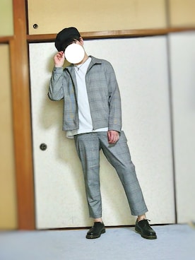 「アイテム（キャスケット）」を使った、たつさん（メンズ・178cm）の夏コーディネート