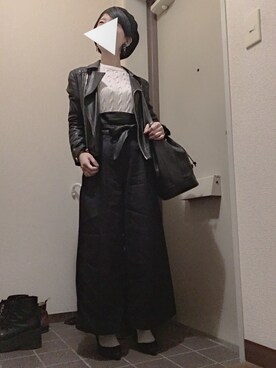 「GYDA（ジェイダ）のアイテム（ハンチング/ベレー帽）」を使った、ちょこぱいさん（レディース・150cm）の冬コーディネート