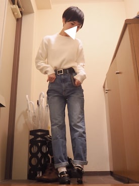 「ベリーショート」｜ちょこぱいさん（レディース・150cm）の冬コーディネート