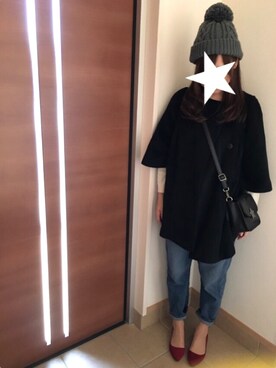「RCWB（アールシーダブリュービー）のアイテム」を使った、らいくさん（レディース・161cm）の冬コーディネート