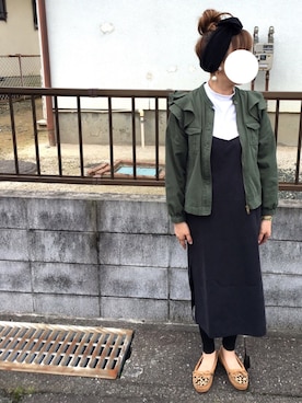 「coca（coca）（コカ）のアイテム（アクセサリー）」を使った、らいくさん（レディース・161cm）の秋コーディネート