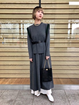 samiさん（レディース・155cm）の冬コーディネート