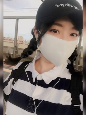 「アイテム（シャツワンピース）」を使った、ぴより☺︎さん（レディース・157cm・20代）の夏コーディネート