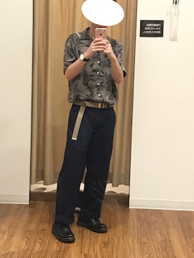 「RED KAP（レッドキャップ）のアイテム（スラックス）」を使った、DAIKIさん（メンズ・166cm）の秋コーディネート