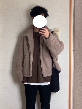 「Daniel Wellington」｜「アイテム（ブルゾン）」を使った、DAIKIさん（メンズ・168cm）の冬コーディネート