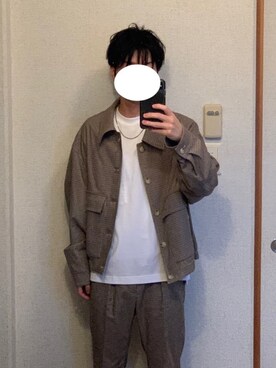 「Daniel Wellington」｜「アイテム（ブルゾン）」を使った、DAIKIさん（メンズ・168cm）の春コーディネート