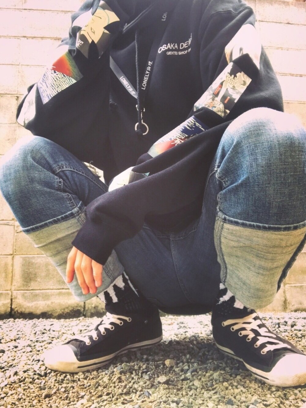 ICHI｜LONELY/論理のパーカーを使ったコーディネート - WEAR 