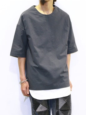 「アイテム（タンクトップ）」を使った、ATTEMPT_KYOTOさん（メンズ・175cm）の春コーディネート