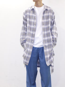 「THEE（シー）のアイテム」を使った、ATTEMPT_KYOTOさん（メンズ・176cm）の春コーディネート