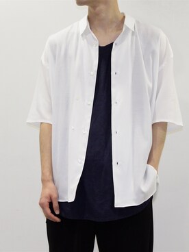 「THEE（シー）のアイテム」を使った、ATTEMPT_KYOTOさん（メンズ・176cm）の春コーディネート
