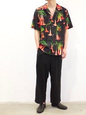 「THEE（シー）のアイテム」を使った、ATTEMPT_KYOTOさん（メンズ・176cm）の春コーディネート
