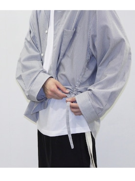「THEE（シー）のアイテム」を使った、ATTEMPT_KYOTOさん（メンズ・176cm）の夏コーディネート