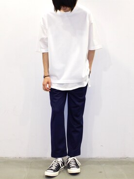 「THEE（シー）のアイテム」を使った、ATTEMPT_KYOTOさん（メンズ・176cm）の夏コーディネート