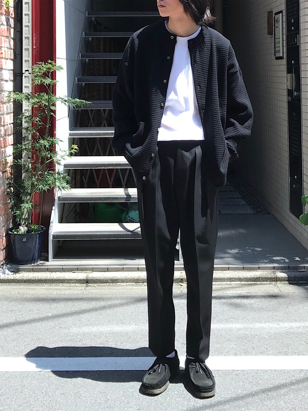 YASHIKI Tsukiyo Cardigan black size3