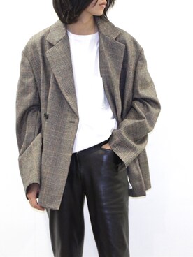「stein（シュタイン）のアイテム（ジャケット/アウター）」を使った、ATTEMPT_KYOTOさん（メンズ・176cm）の秋コーディネート