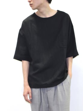 「THEE（シー）のアイテム」を使った、ATTEMPT_KYOTOさん（メンズ・176cm）の春コーディネート