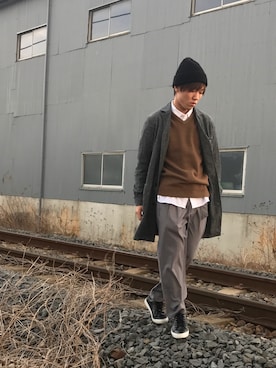 Maruki○◉さん（メンズ・166cm）の春コーディネート