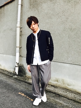 Maruki○◉さん（メンズ・166cm）の春コーディネート