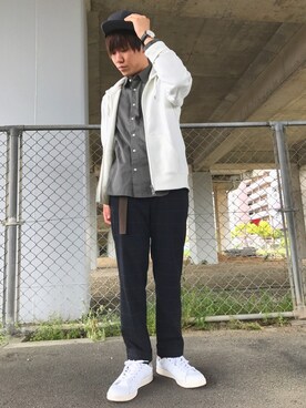 Maruki○◉さん（メンズ・166cm）の春コーディネート