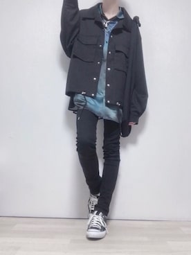 「anown（アノン）のアイテム（ジャケット/アウター）」を使った、ただしさん（メンズ・170cm）の冬コーディネート