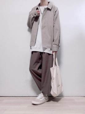 「RAGEBLUE（レイジブルー）のアイテム（トートバッグ）」を使った、ただしさん（メンズ・170cm）の春コーディネート