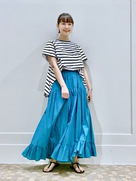 Ray BEAMSさん（レディース・159cm）の夏コーディネート