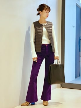 Ray BEAMSさん（レディース・163cm）の秋コーディネート