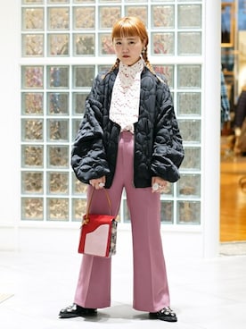 Ray BEAMSさん（レディース・157cm）の秋コーディネート