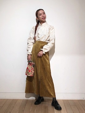 Ray BEAMSさん（レディース・162cm）の秋コーディネート