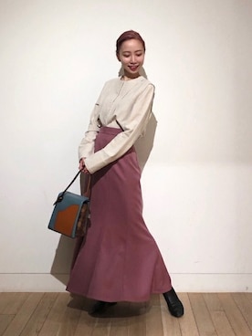 Ray BEAMSさん（レディース・162cm）の秋コーディネート