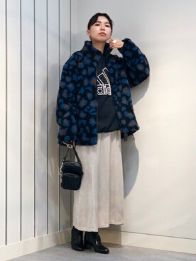 Ray BEAMSさん（レディース・162cm）の冬コーディネート