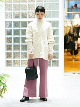 Ray BEAMSさん（レディース・156cm）の秋コーディネート