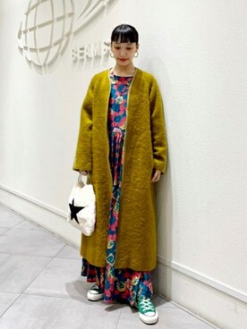 「RBS」｜「アイテム（その他アウター）」を使った、Ray BEAMSさん（レディース・156cm）の秋コーディネート