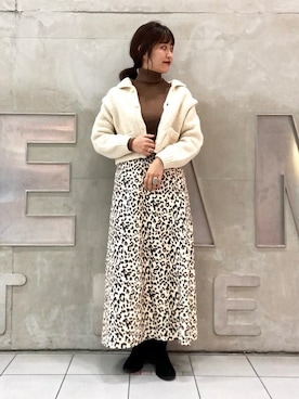 Ray BEAMSさん（レディース・165cm）の冬コーディネート