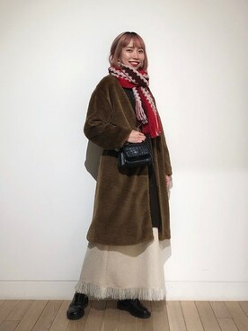 Ray BEAMSさん（レディース・164cm）の冬コーディネート
