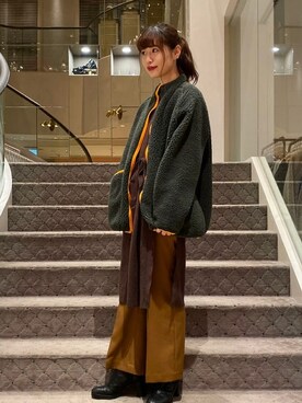 「SUNNY SPORTS」｜Ray BEAMSさん（レディース・163cm）の冬コーディネート