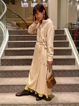 Ray BEAMSさん(レディース・163cm)の冬コーディネート