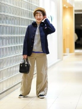 「orcival」｜「アイテム（アクセサリー）」を使った、Ray BEAMSさん（レディース・159cm）の冬コーディネート