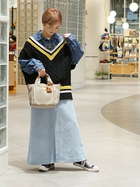 Ray BEAMSさん（レディース・159cm）の冬コーディネート