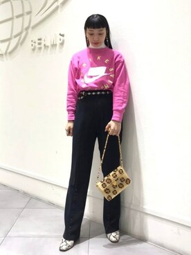 Ray BEAMSさん(レディース・156cm)の冬コーディネート