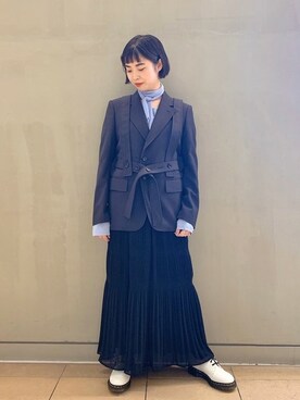 「シャーベットカラー」｜Ray BEAMSさん（レディース・156cm）の冬コーディネート